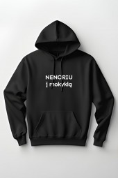 NENORIU Į MOKYKLĄ - UNISEX HOODY DŽEMPERIS